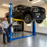 12,000 Lbs Two-Post Car Lift with 220V 4HP Motor & Single-Point Lock – Ideal for Shops, Garages & Heavy-Duty Vehicle Maintenance — Lifestyle