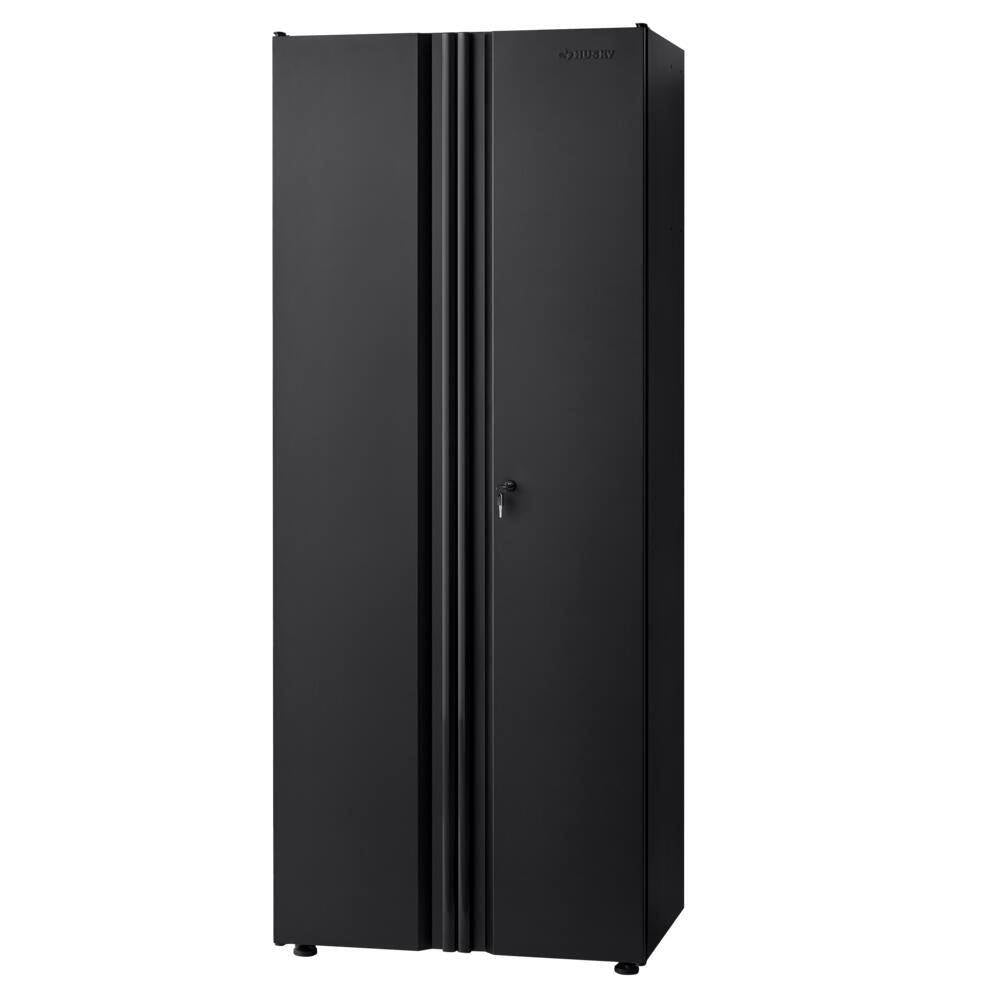 Regular Duty Welded 54.5 In. W X 75 In. H X 19.6 In. D 21-Gauge Steel 3-Piece Garage Storage System in Black